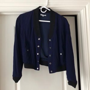 Rebecca Minkoff navy bomber jacket